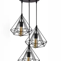 Whiteray Black Traditional Ceiling Lamp image 2