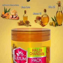 Lilium Haldi Chandan Face Pack with Gua Sha & Face Roller image 4