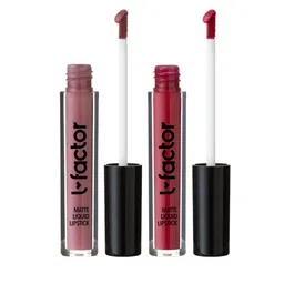 L Factor Cosmetics Combo of 2 Cest La Belle Vegan Liquid Lipstick-51