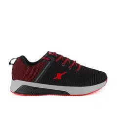 Sparx Men Black Mesh Running Non-Marking Shoes image 2