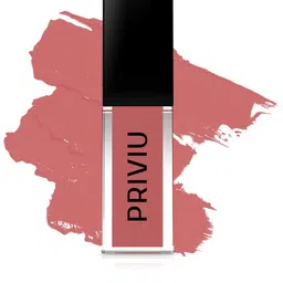 PRIVIU Soft Touch Matte Water Proof & Long Lasting Liquid Lipstick 4.5 ml - Nude Pink-15