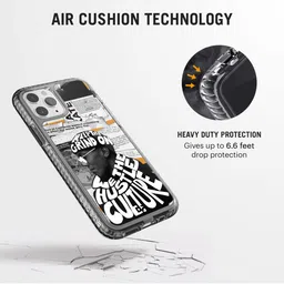 DailyObjects Black & White We The Hustle Cultre Stride iPhone 11 Pro Back Case image 4