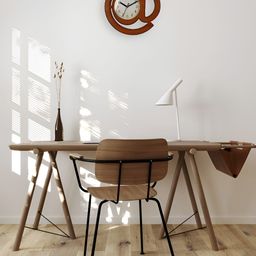 Sigaram Brown Textured Regular Wall Clock image 3