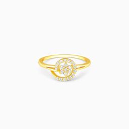 925 Silver Golden Star is Born Ring,Fixed Size, Indian - 12, US - 6 Sterling Silver Zircon Gold Plated Ring-image-38