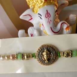 Religious Religious Name Rakhi – Khatu baba (with Message Card for Brother) Mauli Thread Rakhi Set-image-42