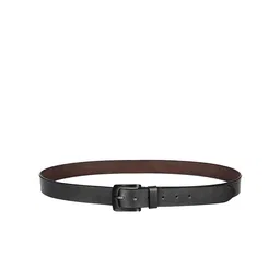 KAEZRI Men Black Leather Belt-picture-2