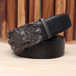 Kastner Men Black Textured Belt-image-67
