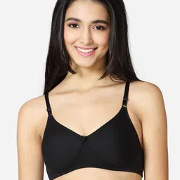 VStar Black Non Padded Cotton Non-Wired Bra-55