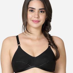 VStar Black Non Padded Non-Wired Everyday Bra-ALIS-B-BLACK-picture-15
