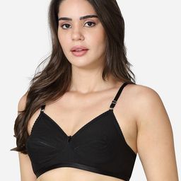 VStar Black Non Padded Non-Wired Maternity Bra-MACARE-B-BLACK-image-39