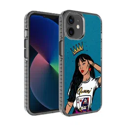 DailyObjects Blue Printed iPhone 12 Mini Back Case-37
