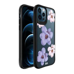 DailyObjects Black & White Flowers iPhone 12 Pro Max Back Case-33