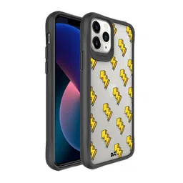 DailyObjects Transparent & Yellow Thunder Icon iPhone 11 Pro Back Case-15