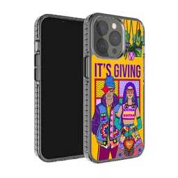DailyObjects Quirky Printed iPhone 13 Pro Max Super Slim Back Case-71