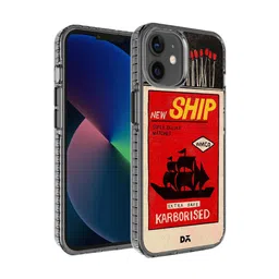 DailyObjects Red & Black New Ship Matchbox iPhone 12 Back Case-25