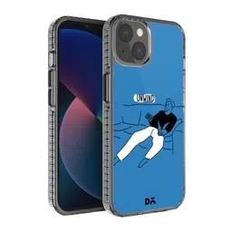 DailyObjects Blue & Black Unwinder Stride iPhone 13 Back Case-image-6
