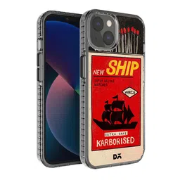 DailyObjects Black & Red New Ship Matchbox  iPhone 13 Back Case-9