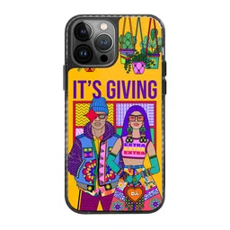 DailyObjects Quirky Printed iPhone 15 Pro Max Super Slim Back Case image 3