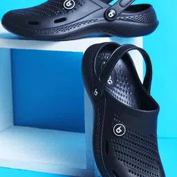 Koburg Men Self Design Rubber Clogs-picture-11
