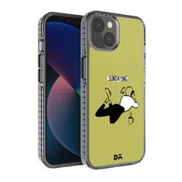 DailyObjects Transparent & Green Printed iPhone 13 Back Cover-48