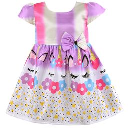 Wish Karo Girls Printed Fit And Flare Dress-image-60
