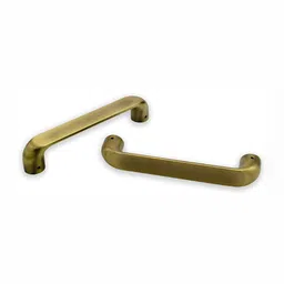 Rab Gold Toned & Black Matte Finished Door Handles-image-9