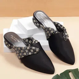 Monrow Embellished Block Heel Mules image 2