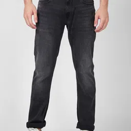 SPYKAR Men Clean Look Light Fade Whiskers Cotton Jeans-image-8