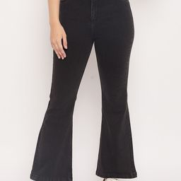 CAMLA Women High-Rise Clean Look Cotton Bootcut Jeans-image-114