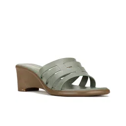 Bata CLAM Open Toe Wedges-image-2