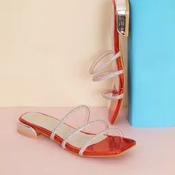 FABBHUE Embellished Block Heels-1