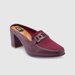 Sole To Soul Textured Block Penny Mules-14