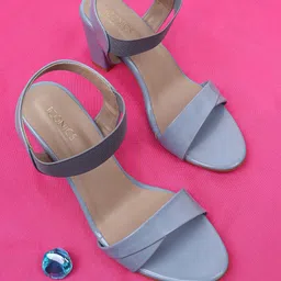 ICONICS Women Open Toe Block Heels-39