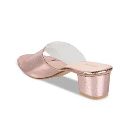 Mochi Textured Mules Block Heels image 4