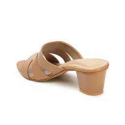 Denill Open Toe Block Heel Mules image 5