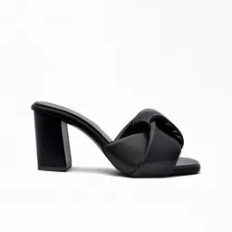 Signature Sole Textured Open Toe Block Heels image 5