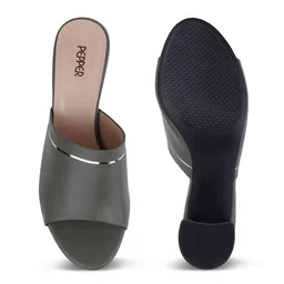 PEPPER Open Toe Block Heels image 4