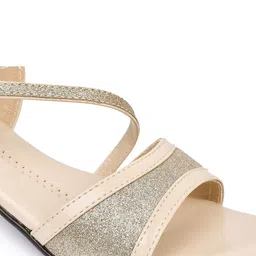 Action Comfort Embellished Open Toe Kitten Heels With Backstrap image 2
