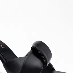 Signature Sole Textured Open Toe Block Heels image 4