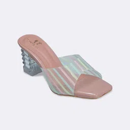 PLANET WALK Printed Block Mules image 3