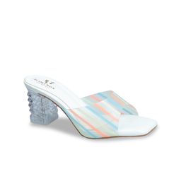 PLANET WALK Striped Block Mules image 5