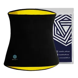 BOLDFIT Black Solid Tummy Shapewear-image-36
