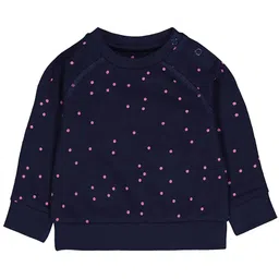 mothercare Girls Polka Dots Printed Cotton Sweatshirt-picture-17