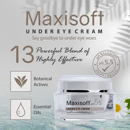 Maxisoft Under Eye Cream with Soy Peptide & Hyaluronic Acid for Fine Lines - 30g image 5