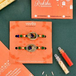 Voylla Set Of 2 Beaded Thread Rakhi-image-56