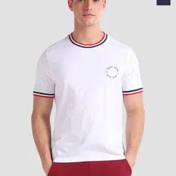 U.S. Polo Assn. Essential Pack Of 2 Striped Neck Cotton Lounge T-Shirts-image-35