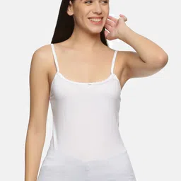 NOT YET by us Women Pack Of 2 White Solid Cotton Camisoles-image-97