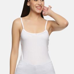 NOT YET by us Women Set of 2 White Solid Cotton Camisoles-8