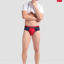 U.S. Polo Assn. Men Pack Of 2 Abstract Printed Briefs- OEB02-NRO-P2-23