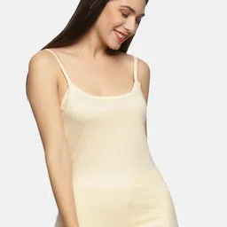 NOT YET by us Women Pack Of 3 Cream Solid Camisole-image-18